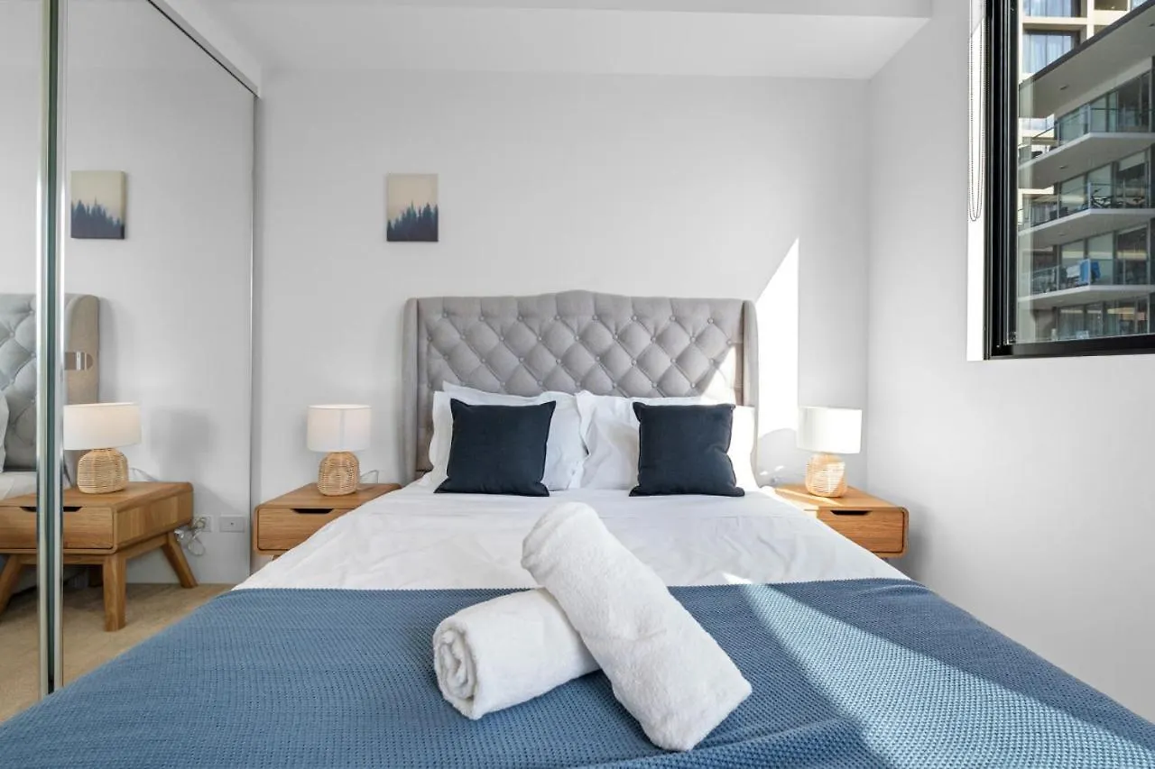 Apartmán The Halo - New Central Lux South Brisbane 2Br With Parking & Pool Austrálie