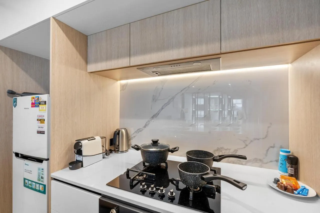 Apartment The Halo - New Central Lux South Brisbane 2Br With Parking & Pool